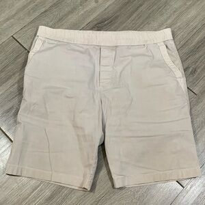 James Perse Supima Cotton Stretch Pull-One Sand Color Shorts size 4= XL